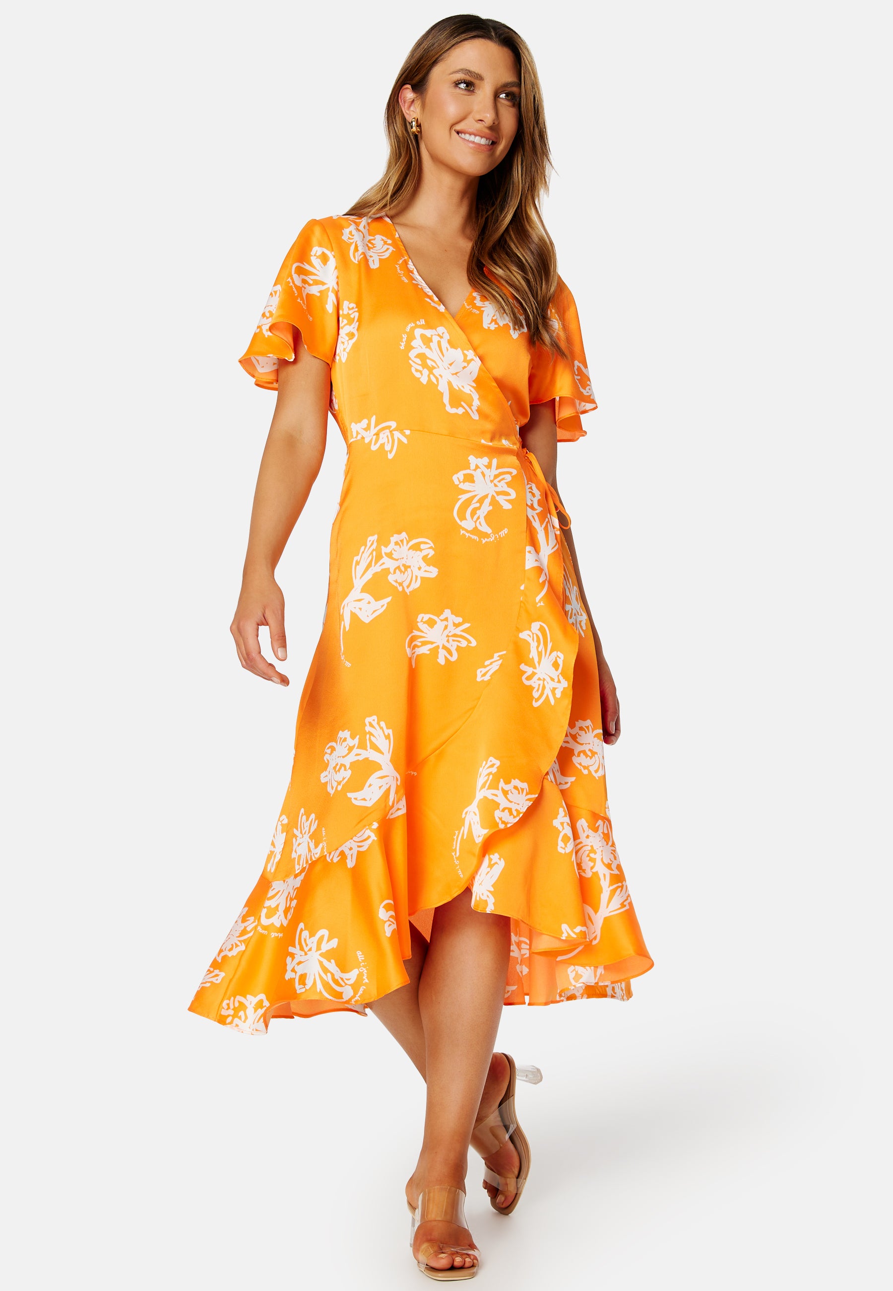 issy mini wrap around dress Danielle Guizio Ny Issy Mini Wrap Around Dress In Black