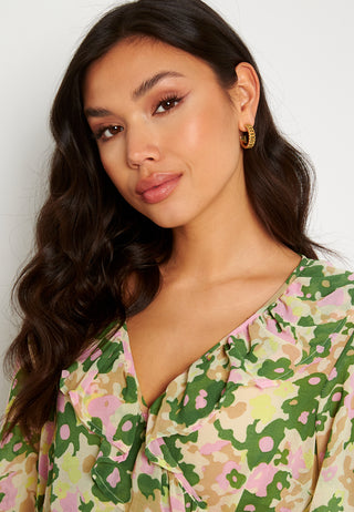 Kirsten L/S Wrap Top