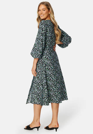 Leonora Wrap Midi Dress