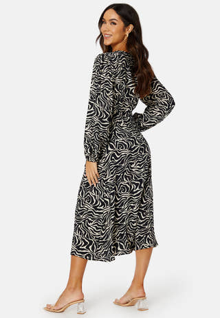 Leonora Wrap Midi Dress