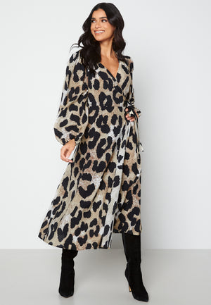 Leonora Wrap Midi Dress
