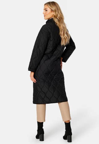 Line Long Quilted Jacket