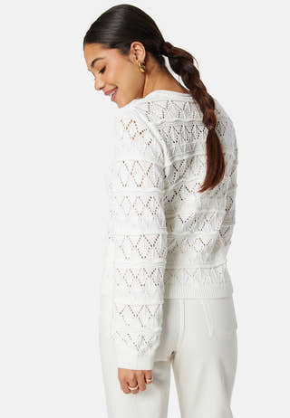 Liva L/S O-Neck Knit Pullover