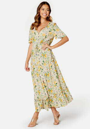 Objlorena S/S Long Dress