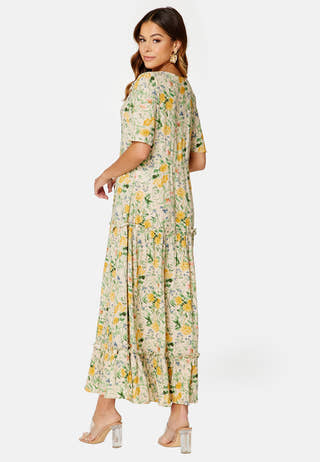 Objlorena S/S Long Dress
