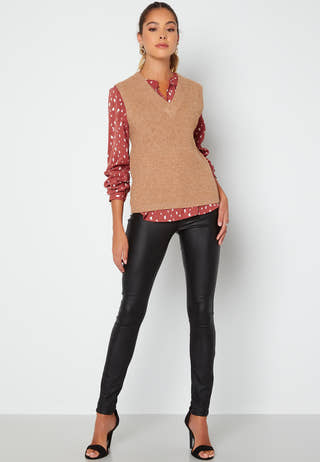 Malena S/L knit waistcoat
