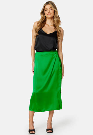 Naya HW Sateen Midi Skirt
