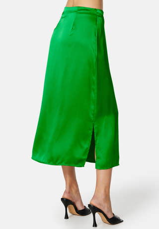 Naya HW Sateen Midi Skirt