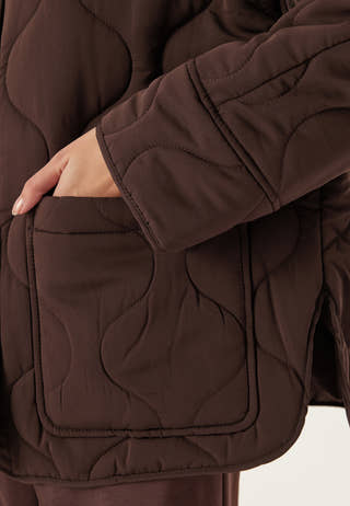 Objallie Ls Lo Quilted Jacket