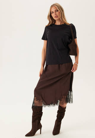 Objdalme Mw Long Lace Skirt