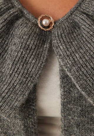 Objdenisi L/S LO KNIT CARDIGAN