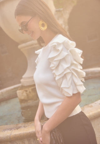 Objdiandra Knit 2/4 RE PULLOVE