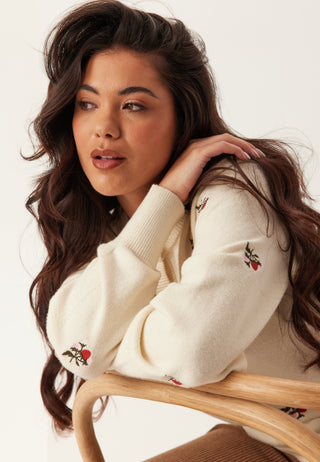 Objebba Thess L/S RE KNIT CARDIGAN