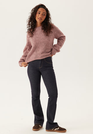 Objflora Re L/S KNIT PULLOVER