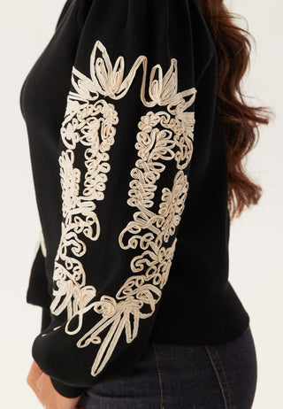 Objjoana L/S KNIT PULLOVER