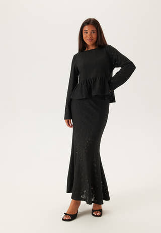 Objlaila L/S Re Tie Top