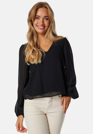 Objmila Re L/S V-Neck Top