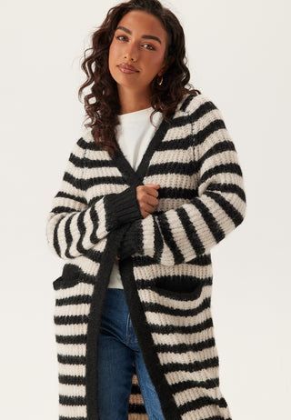 Objmilu Ls Lo Long Knit Cardig