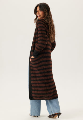 Objmilu Ls Lo Long Knit Cardig