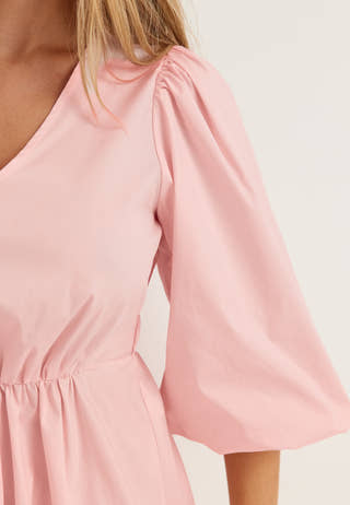 Objpaige 2/4 RE VNECK MIDI DRESS