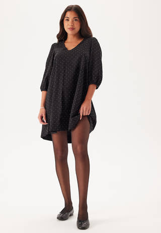 Objrigini 3/4 SLEEVE V-NECK Dress