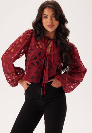 Objrose L/S Re Top