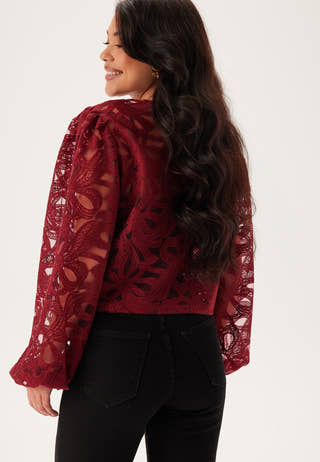 Objrose L/S Re Top