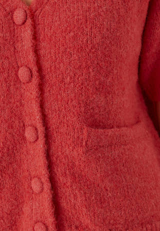 Objsaggia Re Ss V-neck Knit Cardigan