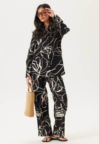 Objsanne L/S SHIRT AOP SHIRT