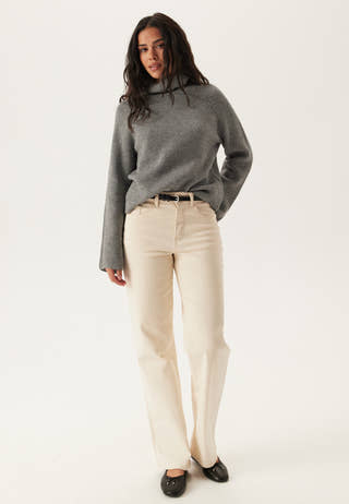 Objviola Ls Lo Rollneck Knit