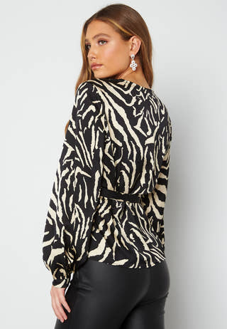 Papaya L/S V-Neck Top
