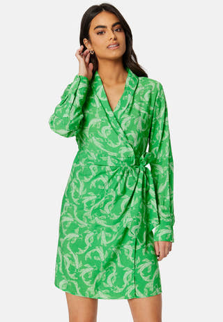 Rio L/S Wrap Dress