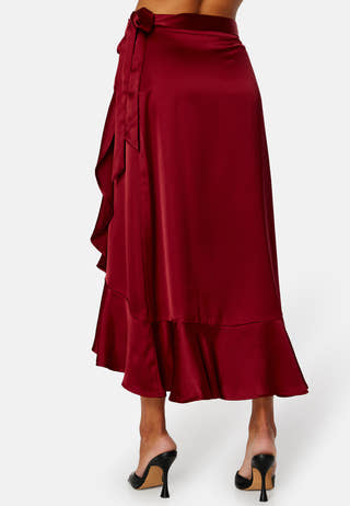 Sateen Wrap Skirt A Fair