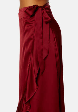 Sateen Wrap Skirt A Fair