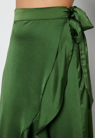 Sateen Wrap Skirt Fair