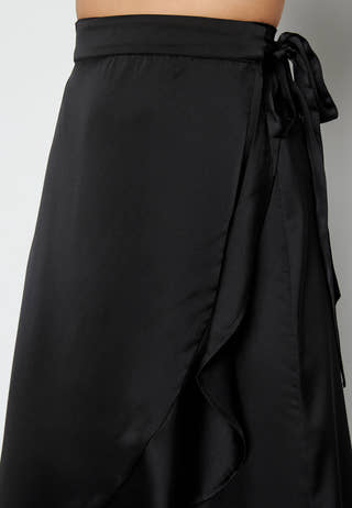 Sateen Wrap Skirt Fair