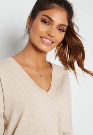 Thess L/S V-Neck Knit