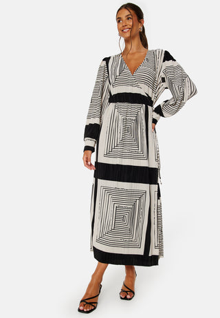 Tobina L/S Wrap Dress