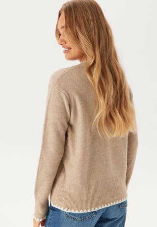 Vihefna Stitch Detail Knit Top