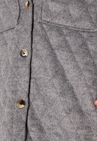 Vera owen long quilt jacket