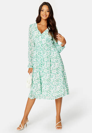 Amanda L/S Midi Dress