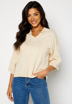 Bella S/S Polo Pullover Knit