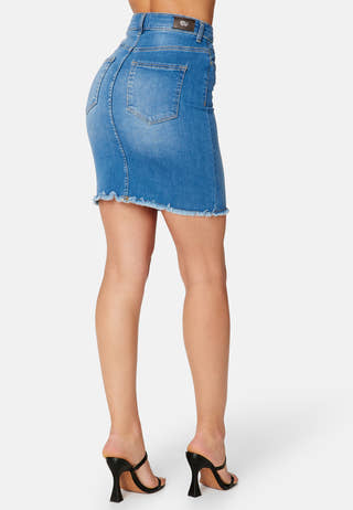 Blush Life Denim Skirt