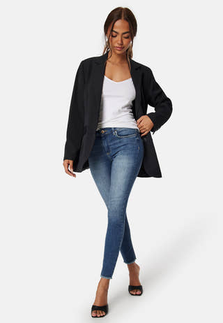 Onlblush Mid SK Ank RW Denim