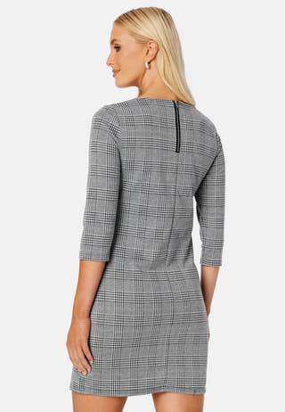 Brilliant 3/4 Check Dress