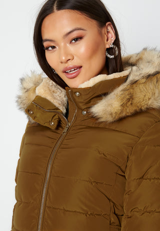 Camilla Hood Fur Coat