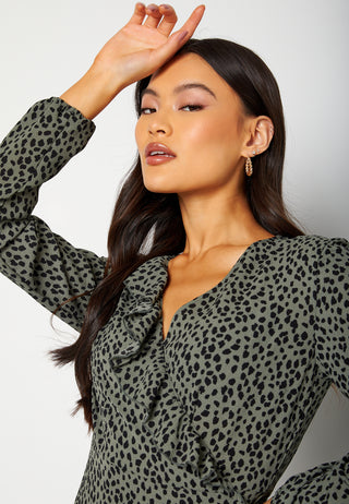 Carly L/S Wrap Dress