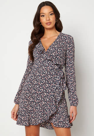 Carly L/S Wrap Dress