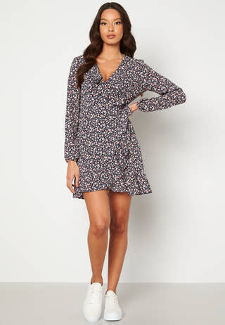 Carly L/S Wrap Dress