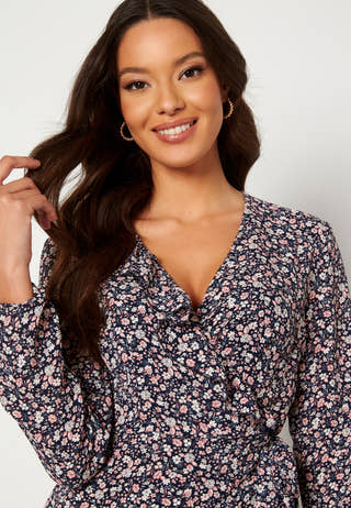 Carly L/S Wrap Dress